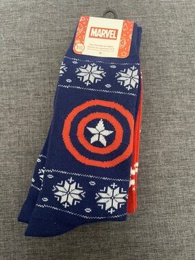 Marvel Assorted Crew Socks (3 pack)